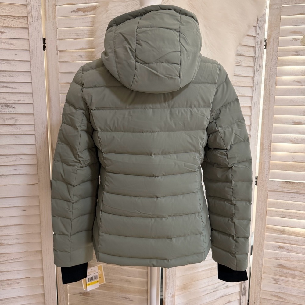 Michael Kors Olive Hooded Puffer Jacket - Picture 7 of 16